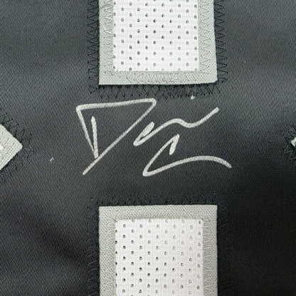 Autographed/Signed Daniel Carlson Las Vegas White Football Jersey Beckett BAS COA