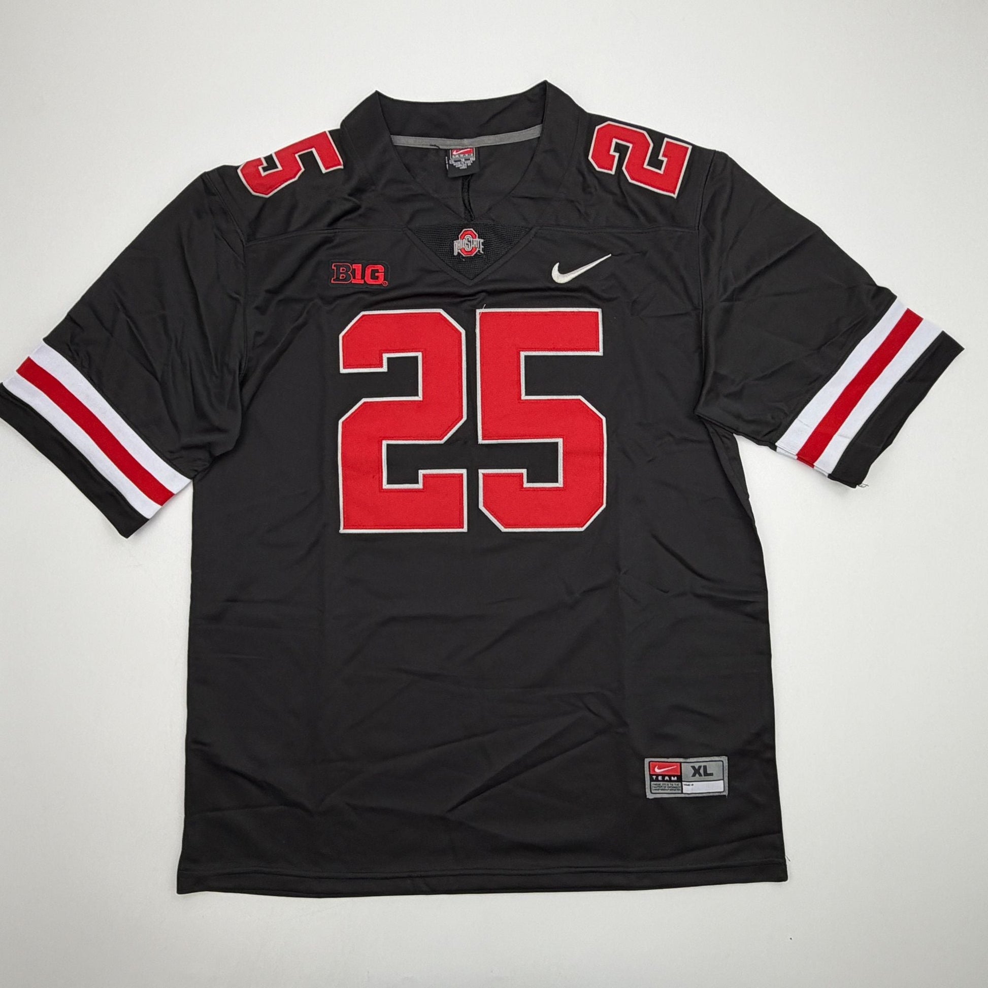Autographed/Signed Lamar Bo Jackson Ohio State Black College Football Jersey Beckett BAS COA