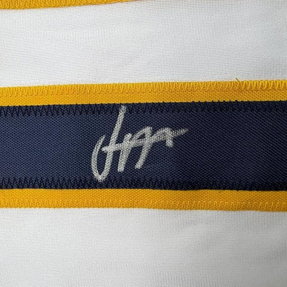 Framed Autographed/Signed Jesus Made 35x39 Milwaukee White Baseball Jersey JSA COA