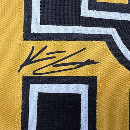Framed Facsimile Autographed Konnor Griffin 35x39 Pittsburgh Black Reprint Laser Auto Baseball Jersey Size Men's XL