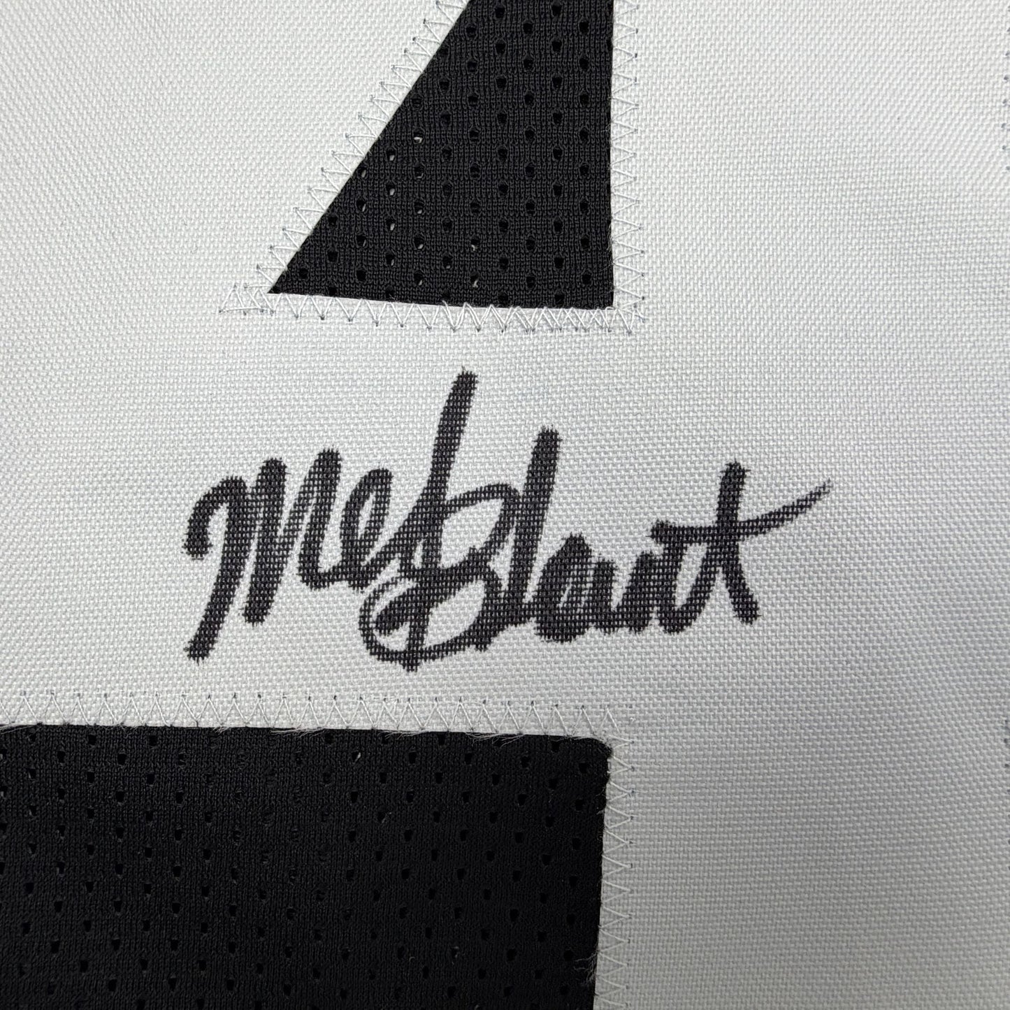 Autographed/Signed Mel Blount Pittsburgh Black Football Jersey Beckett BAS COA