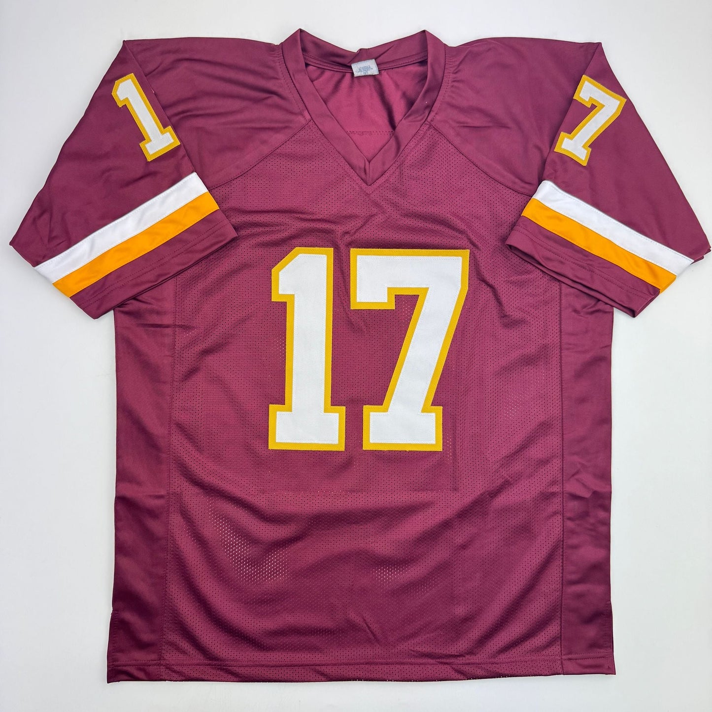 Autographed/Signed Doug Williams SB XXII MVP Washington Maroon Football Jersey Beckett BAS COA