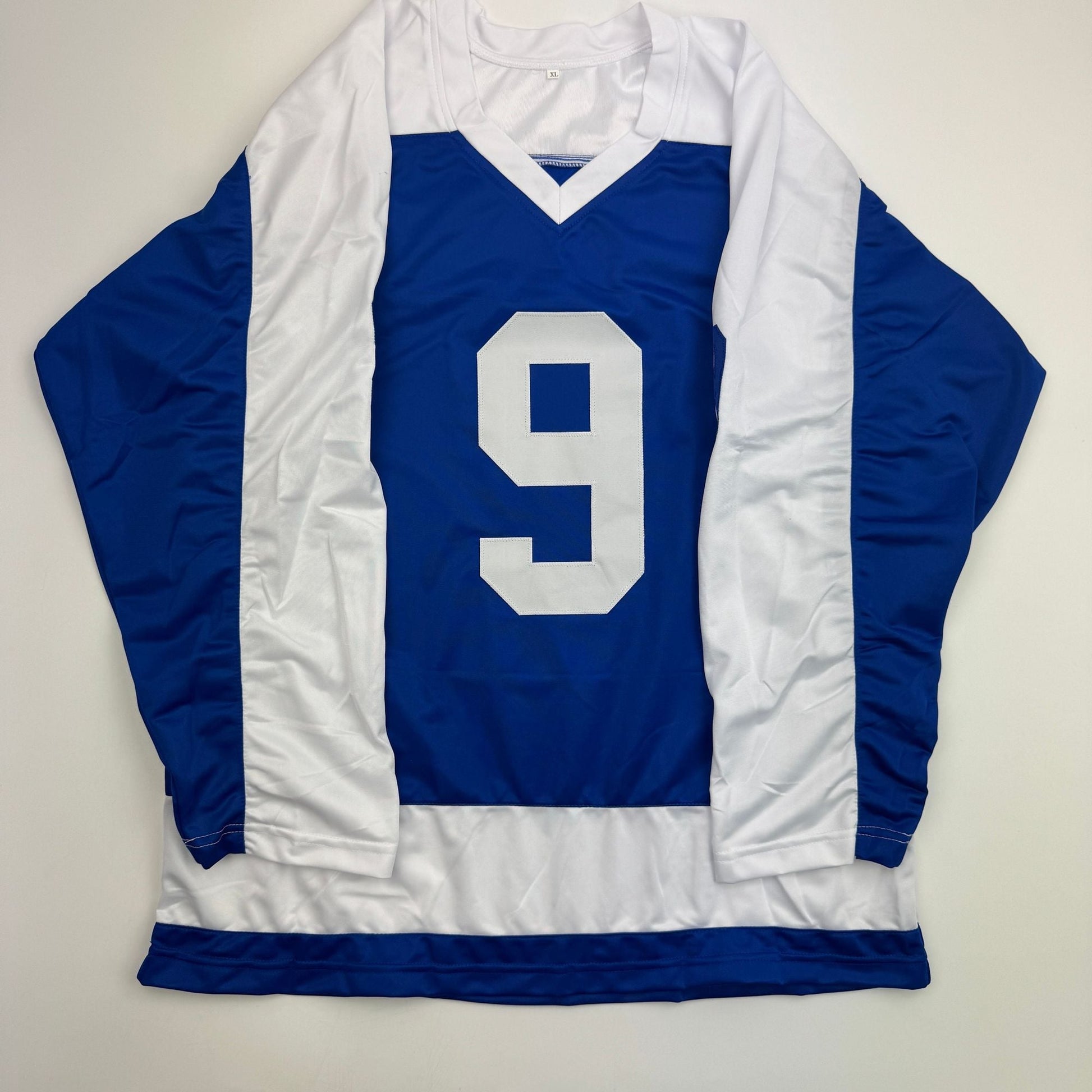 Autographed/Signed Russ Courtnall Toronto Blue Hockey Jersey Beckett BAS COA