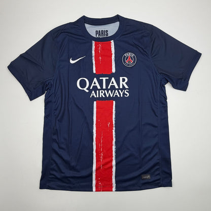 Autographed/Signed Vitinha PSG Paris Saint Germain Blue Soccer Jersey Beckett BAS COA
