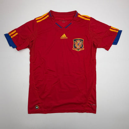 Autographed/Signed David Villa Spain Red World Cup Soccer Jersey Beckett BAS COA
