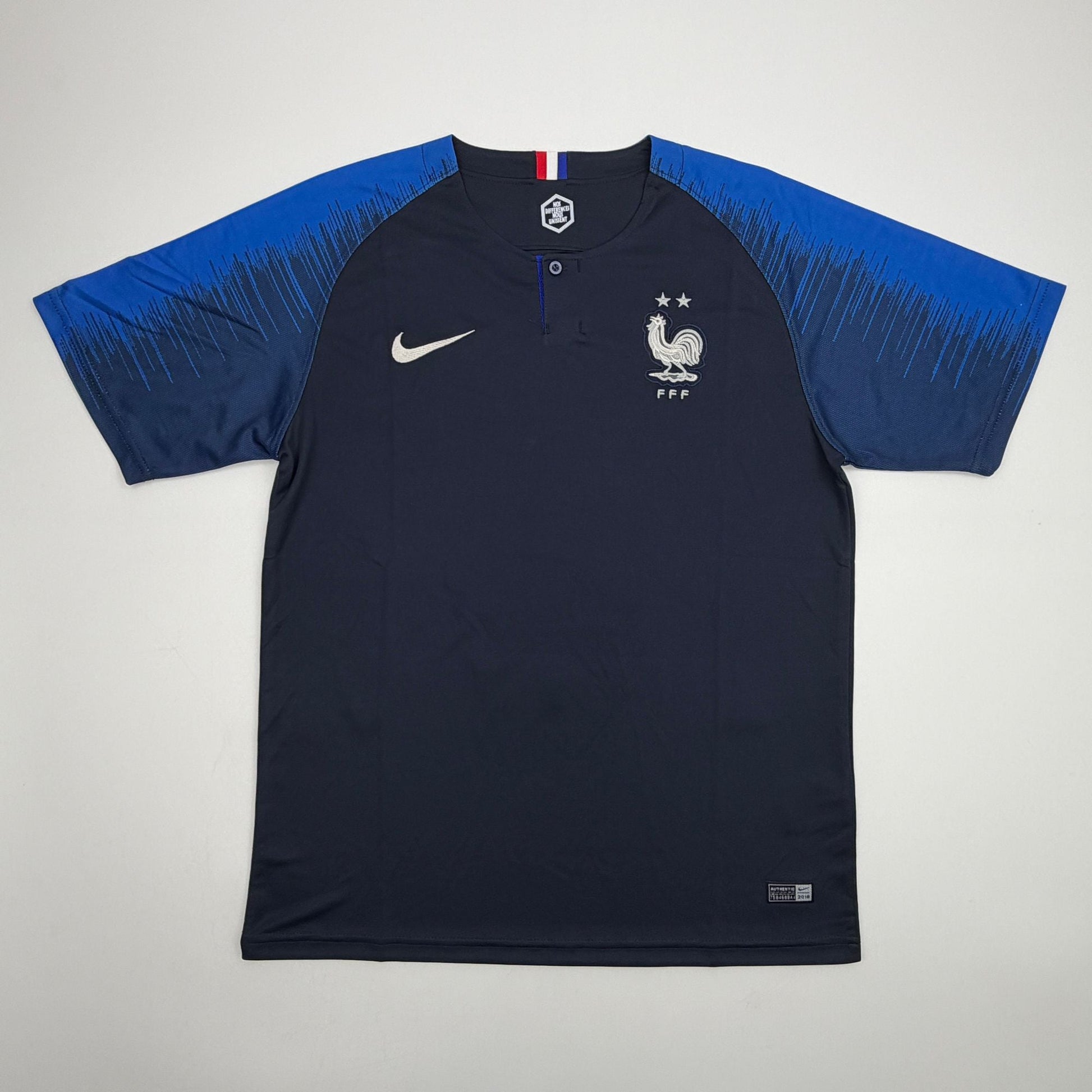 Autographed/Signed Paul Pogba France Blue Soccer Futbol Jersey Beckett BAS COA