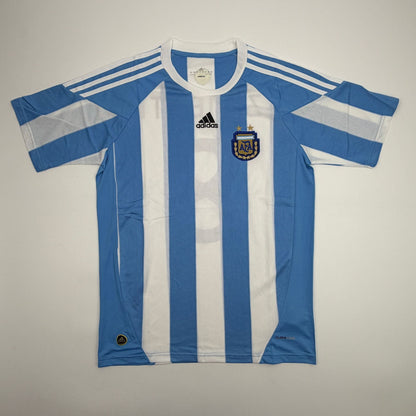 Autographed/Signed Javier Zanetti Argentina Blue/White Soccer World Cup Jersey Beckett BAS COA