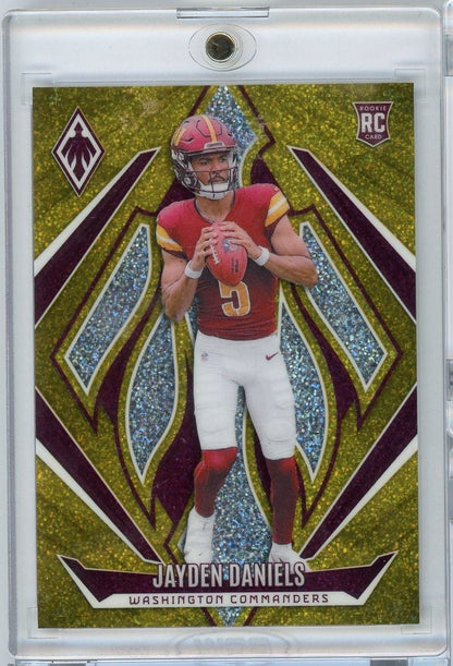 2024 Panini Phoenix Jayden Daniels #198 International Gold /10 Rookie RC Football Card