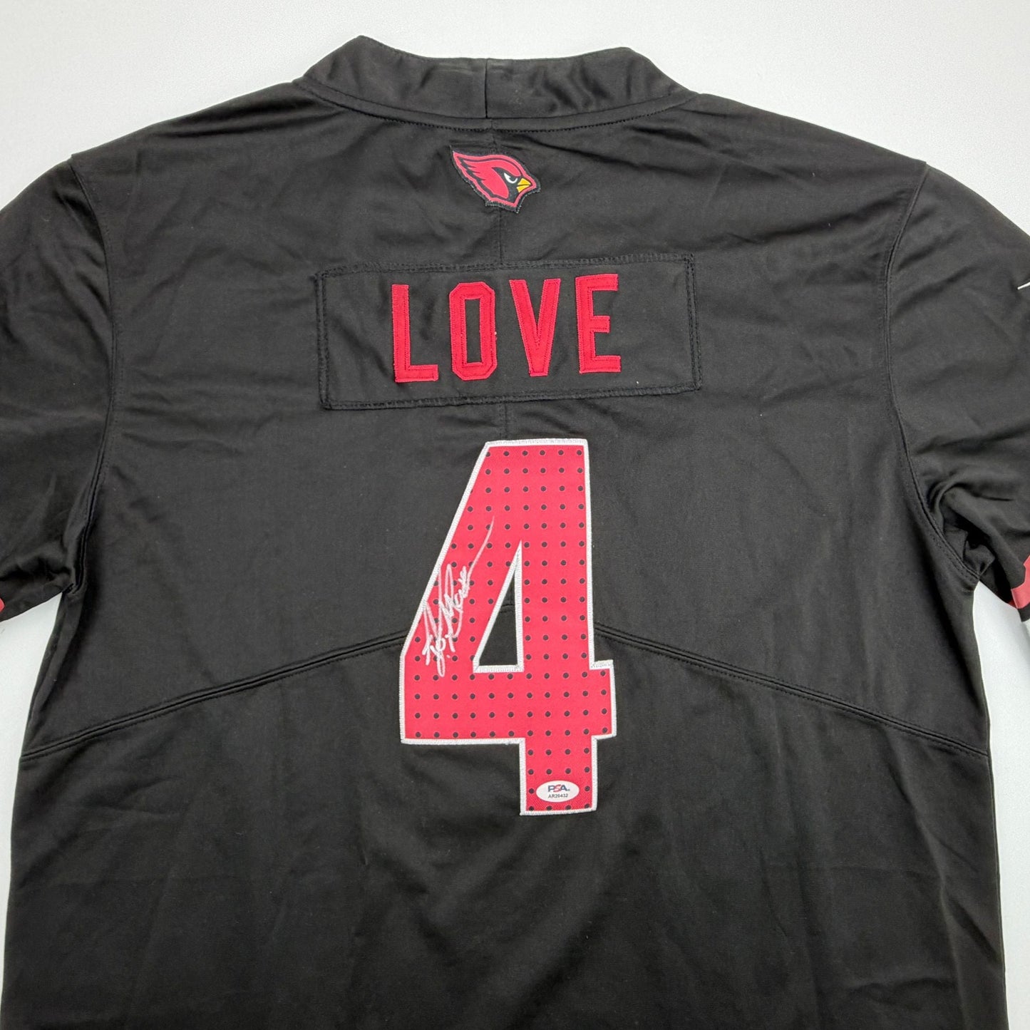 Autographed/Signed Jeremiyah Love Arizona Black Football Jersey PSA/DNA COA