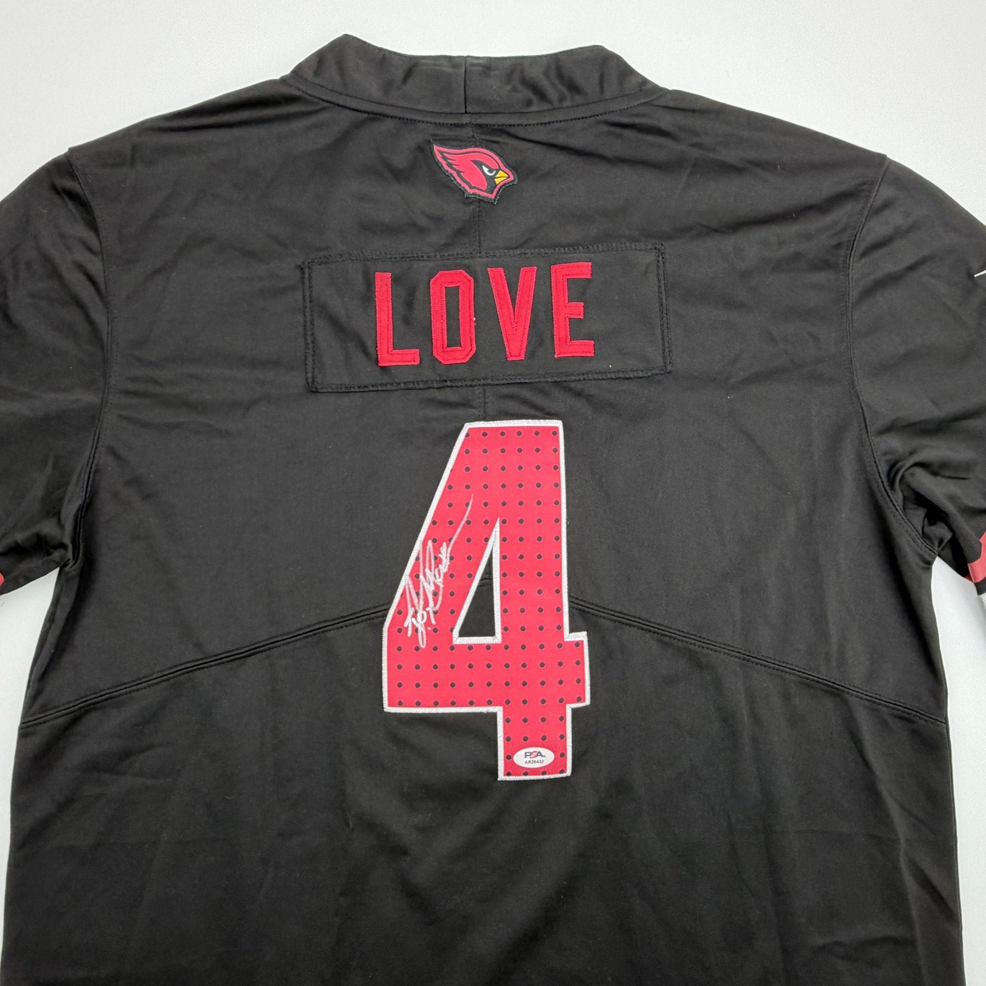 Autographed/Signed Jeremiyah Love Arizona Black Football Jersey PSA/DNA COA