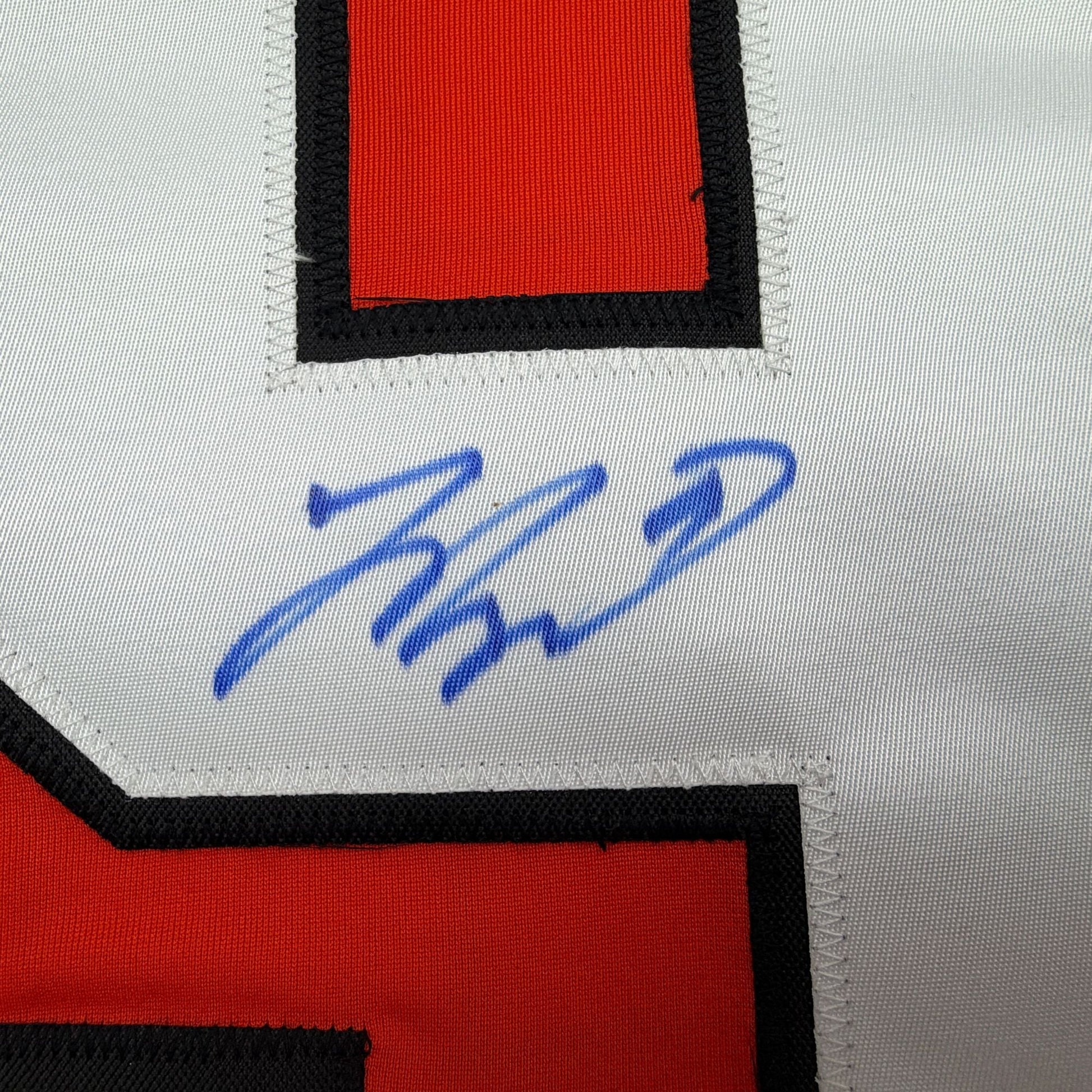 Autographed/Signed Jamie Drysdale Philadelphia Orange Hockey Jersey Beckett BAS COA
