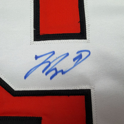 Autographed/Signed Jamie Drysdale Philadelphia Orange Hockey Jersey Beckett BAS COA