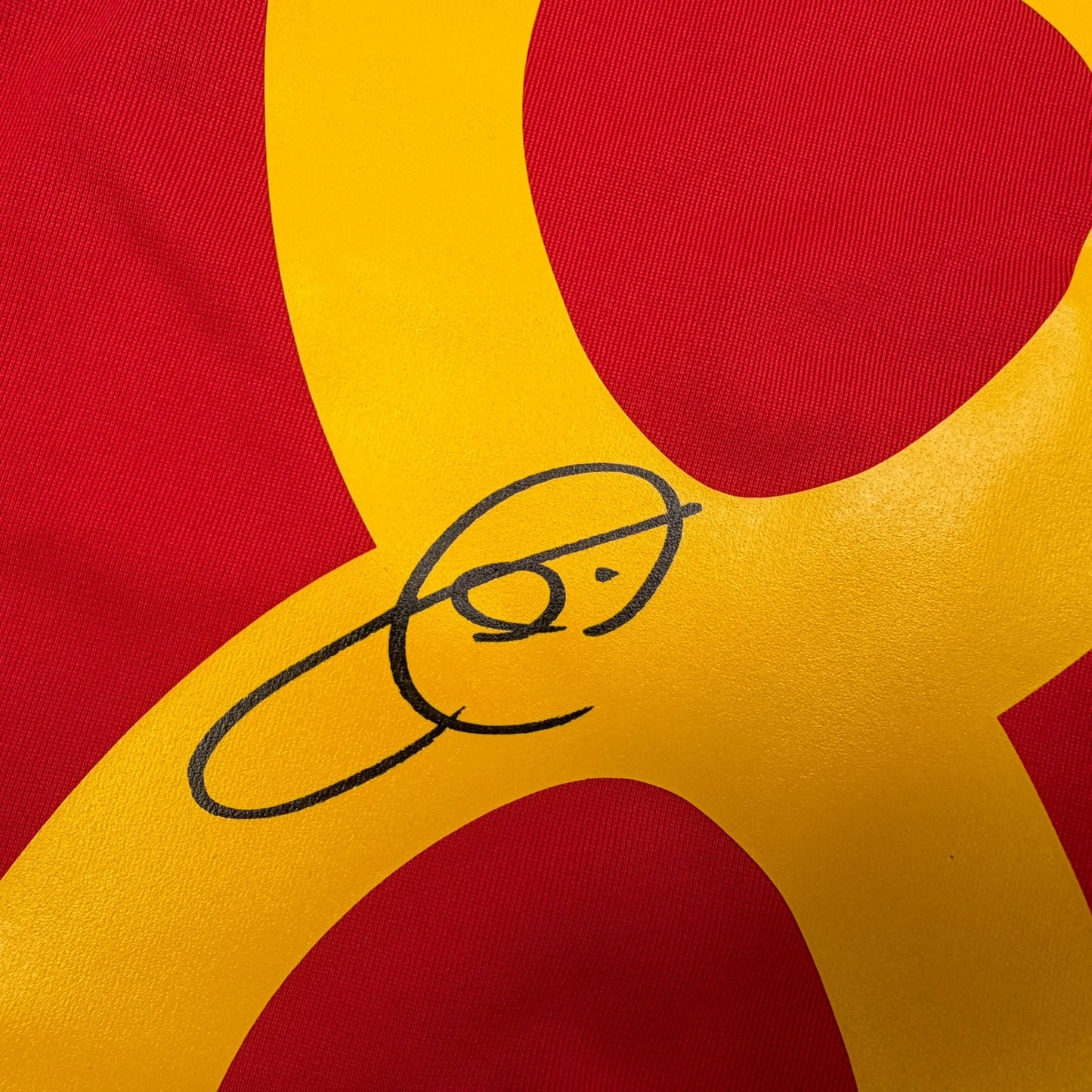 Autographed/Signed Xavi Hernandez Spain Red Soccer Futbol Jersey Beckett BAS COA #2
