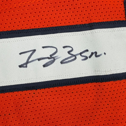 Autographed/Signed Coach Fran Brown Syracuse Orange College Football Jersey JSA COA