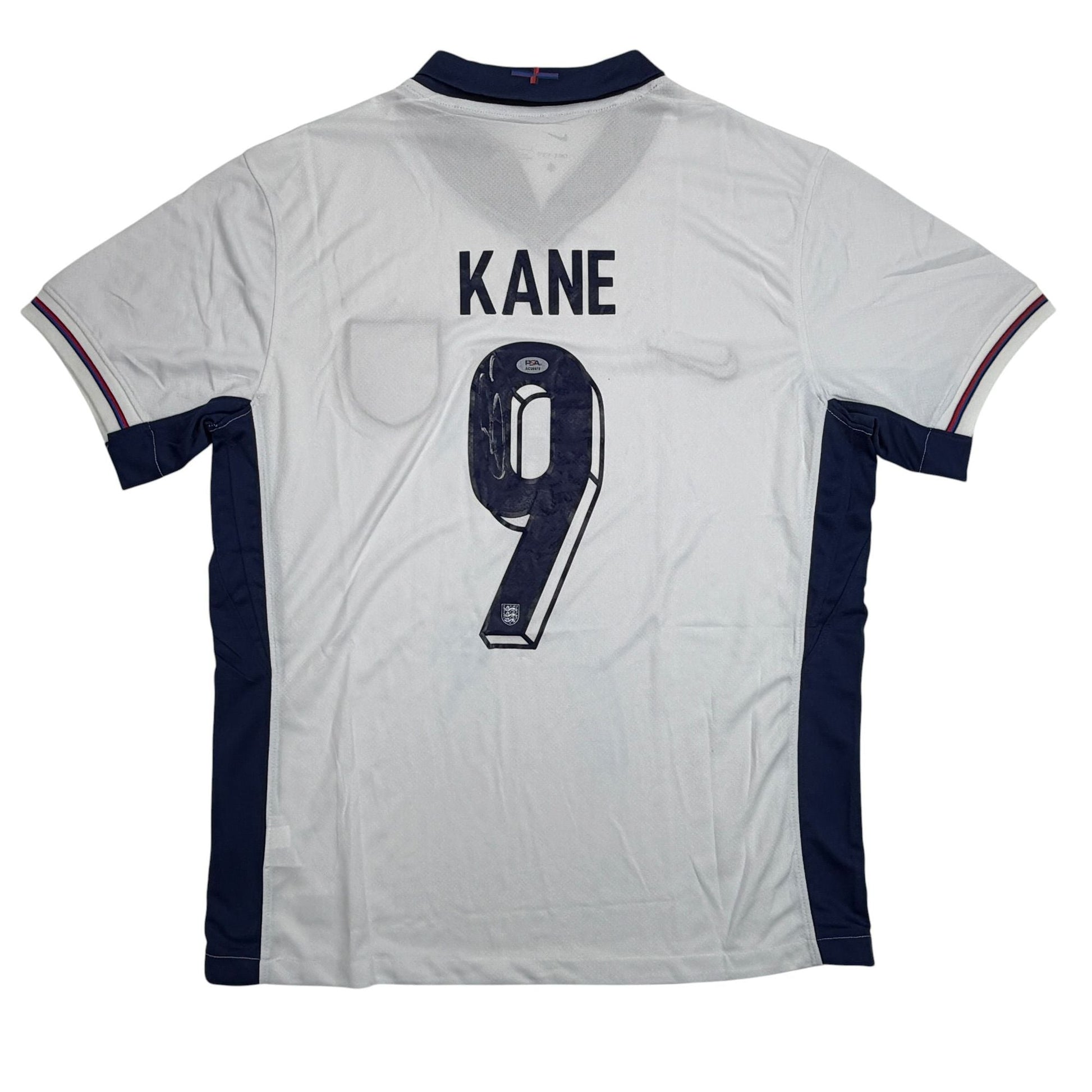 Autographed/Signed Harry Kane England White Soccer Jersey PSA/DNA COA