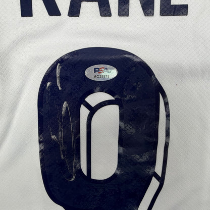 Autographed/Signed Harry Kane England White Soccer Jersey PSA/DNA COA