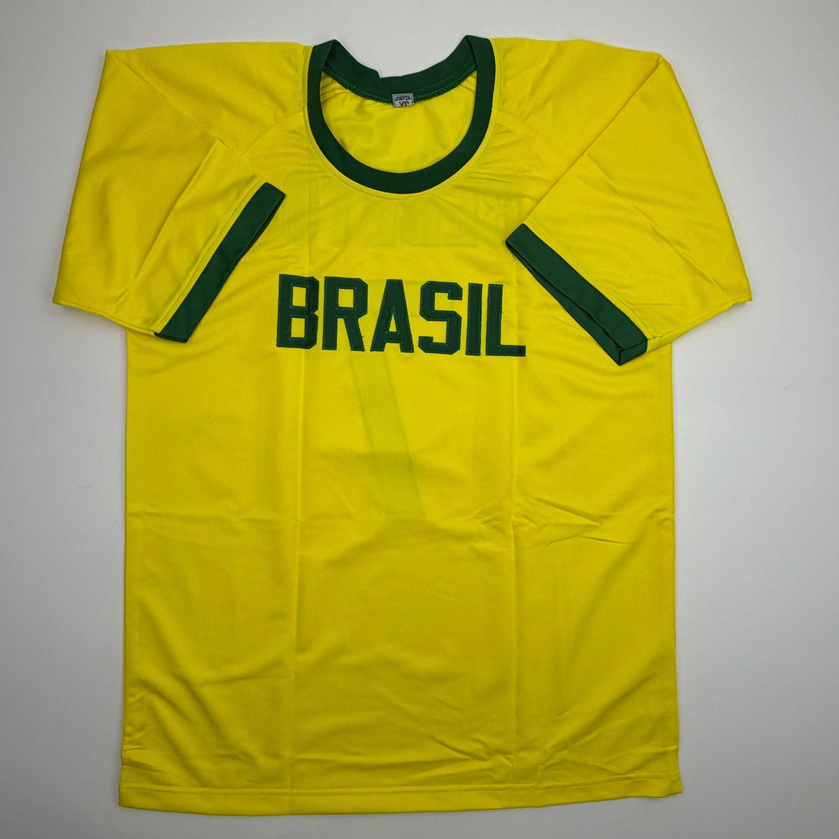 Autographed/Signed Bebeto Brazil Yellow Soccer Futbol Jersey Beckett BAS COA