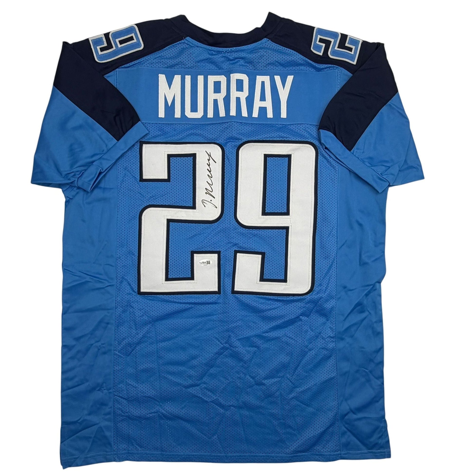 Autographed/Signed Demarco Murray Tennessee Light Blue Football Jersey JSA COA