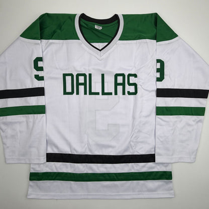 Autographed/Signed Mike Modano Dallas Modern White Hockey Jersey JSA COA