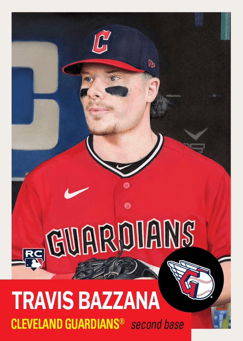 2026 Topps Living Travis Bazzana #941 Cleveland Guardians Rookie RC Baseball Card