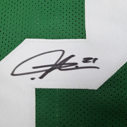 Autographed/Signed LaDainian Tomlinson New York Green Football Jersey Beckett BAS COA