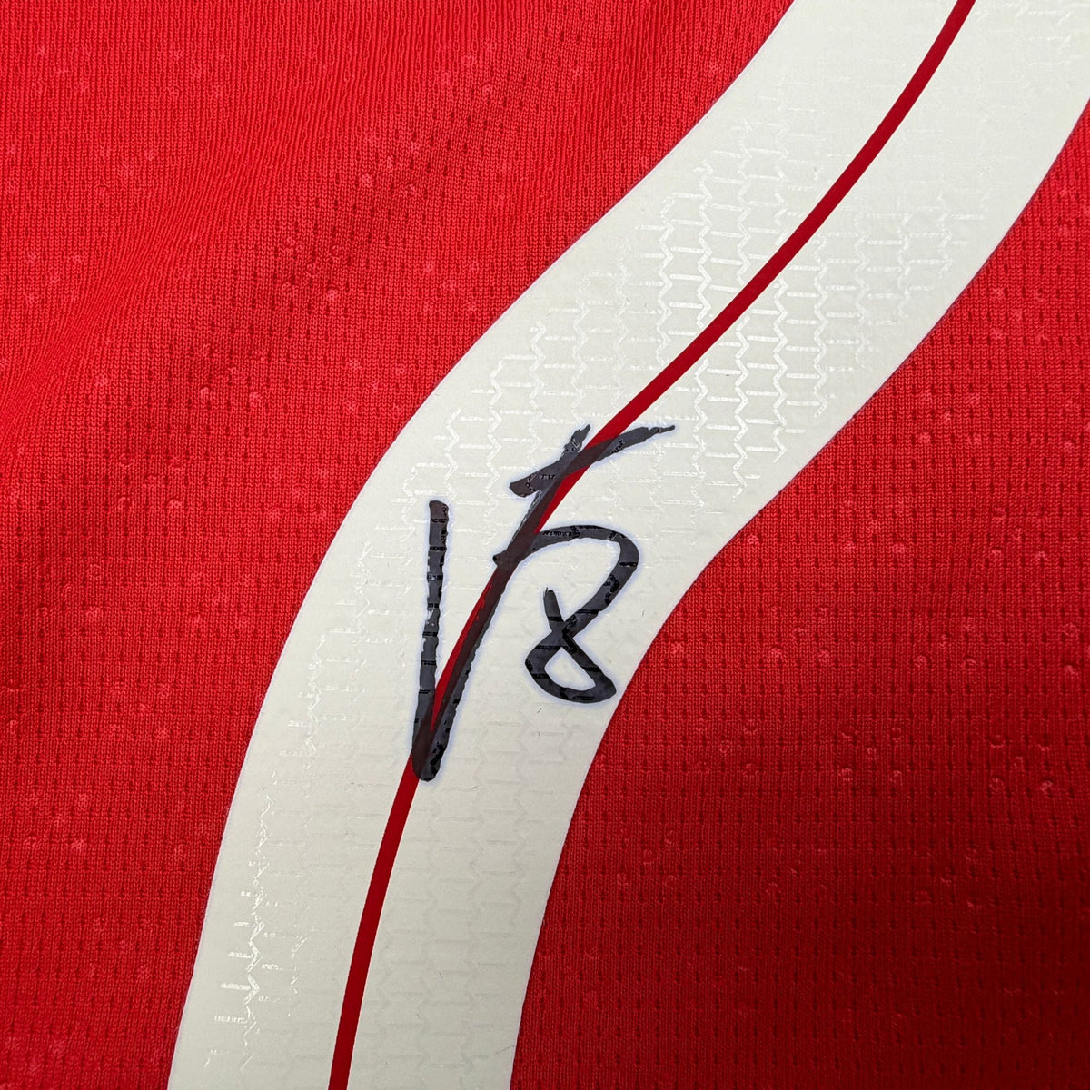 Autographed/Signed Vitinha Red Portugal Soccer World Cup Jersey Beckett BAS COA