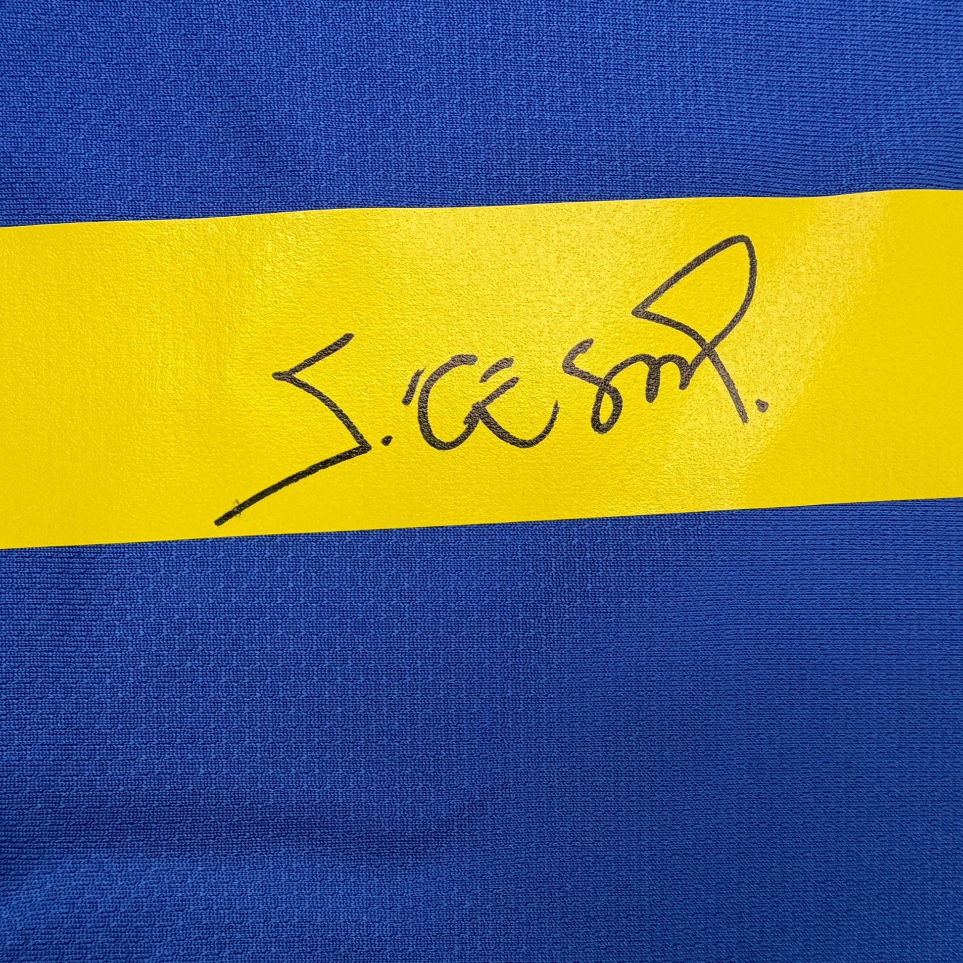 Autographed/Signed Julio Cesar Brazil Blue Soccer Futbol Jersey Beckett BAS COA