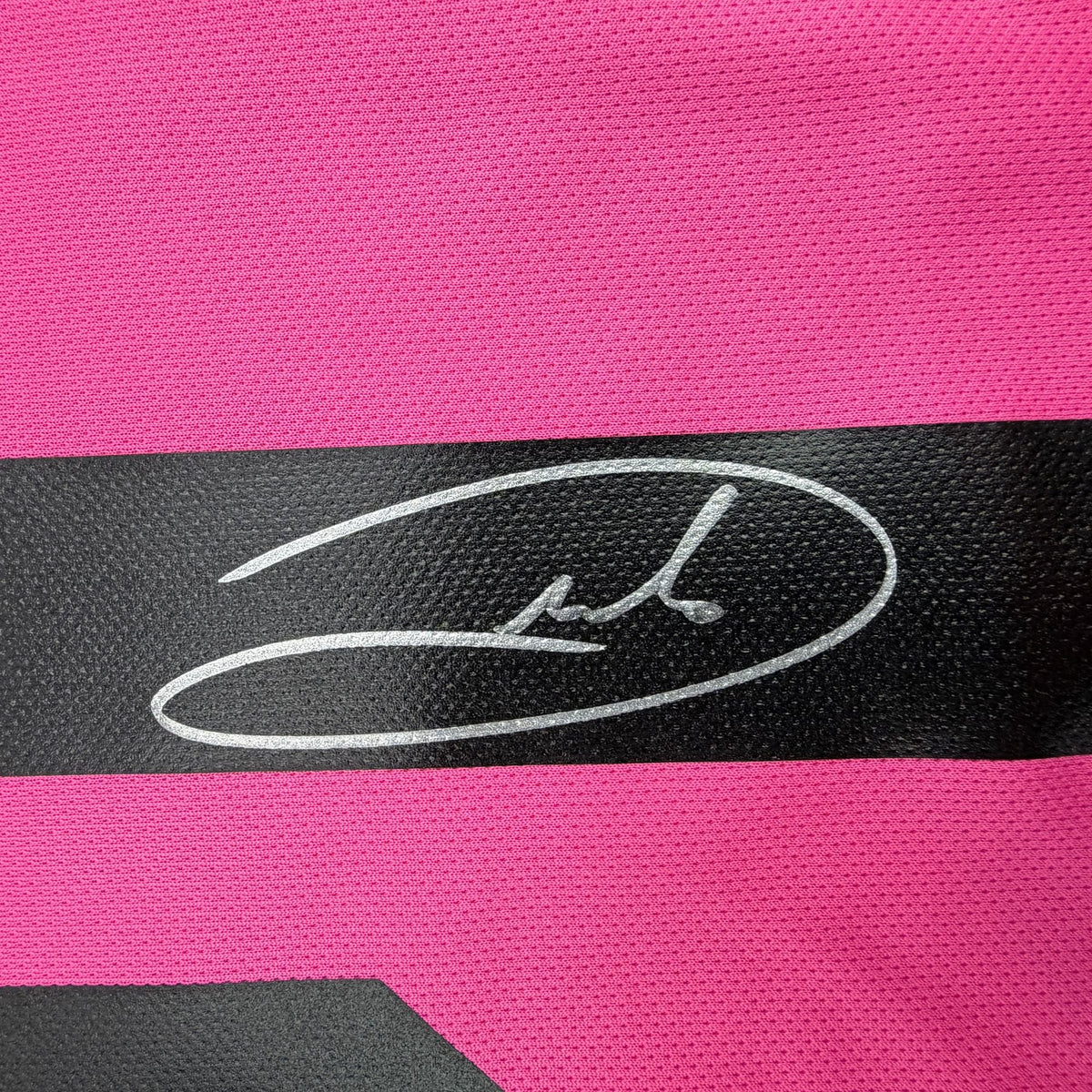 Autographed/Signed Andrea Pirlo Juventus Pink Soccer Jersey Beckett BAS COA