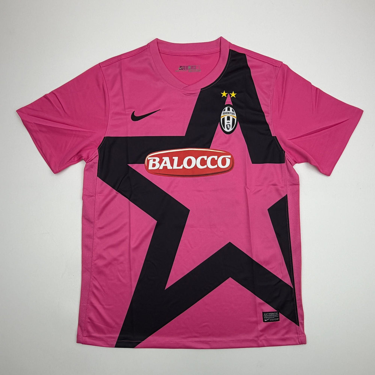 Autographed/Signed Andrea Pirlo Juventus Pink Soccer Jersey Beckett BAS COA
