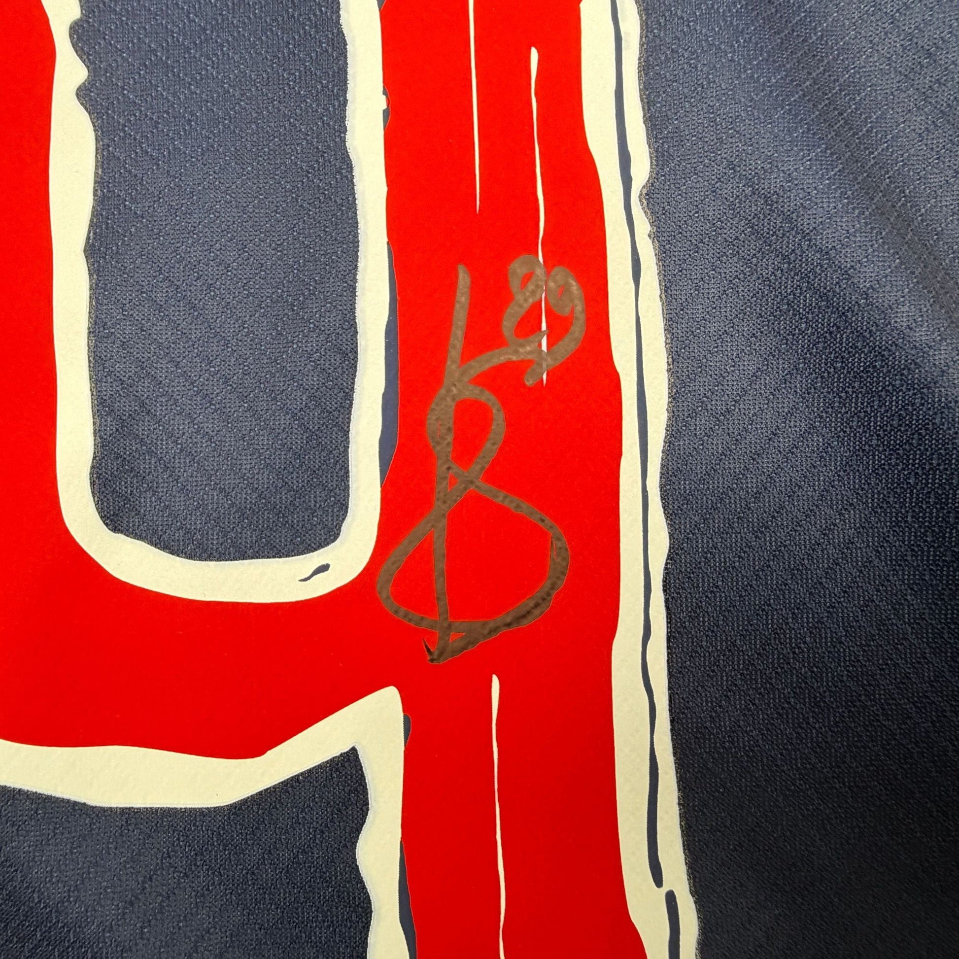 Autographed/Signed Bradley Barcola PSG Paris Saint Germain Blue Soccer Futbol Jersey Beckett BAS COA #2
