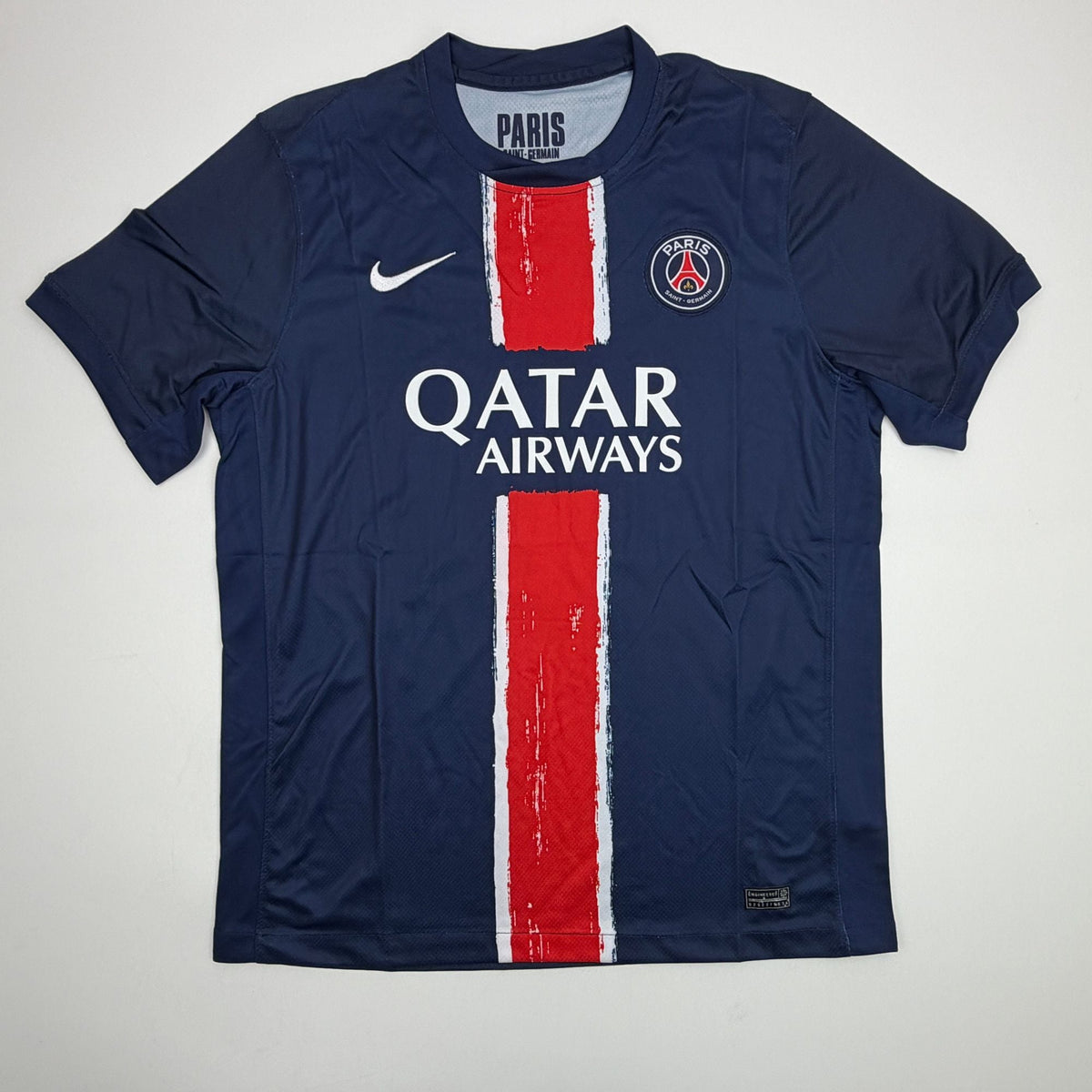 Autographed/Signed Bradley Barcola PSG Paris Saint Germain Blue Soccer Futbol Jersey Beckett BAS COA #2