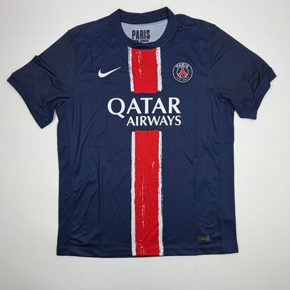 Autographed/Signed Bradley Barcola PSG Paris Saint Germain Blue Soccer Futbol Jersey Beckett BAS COA #2