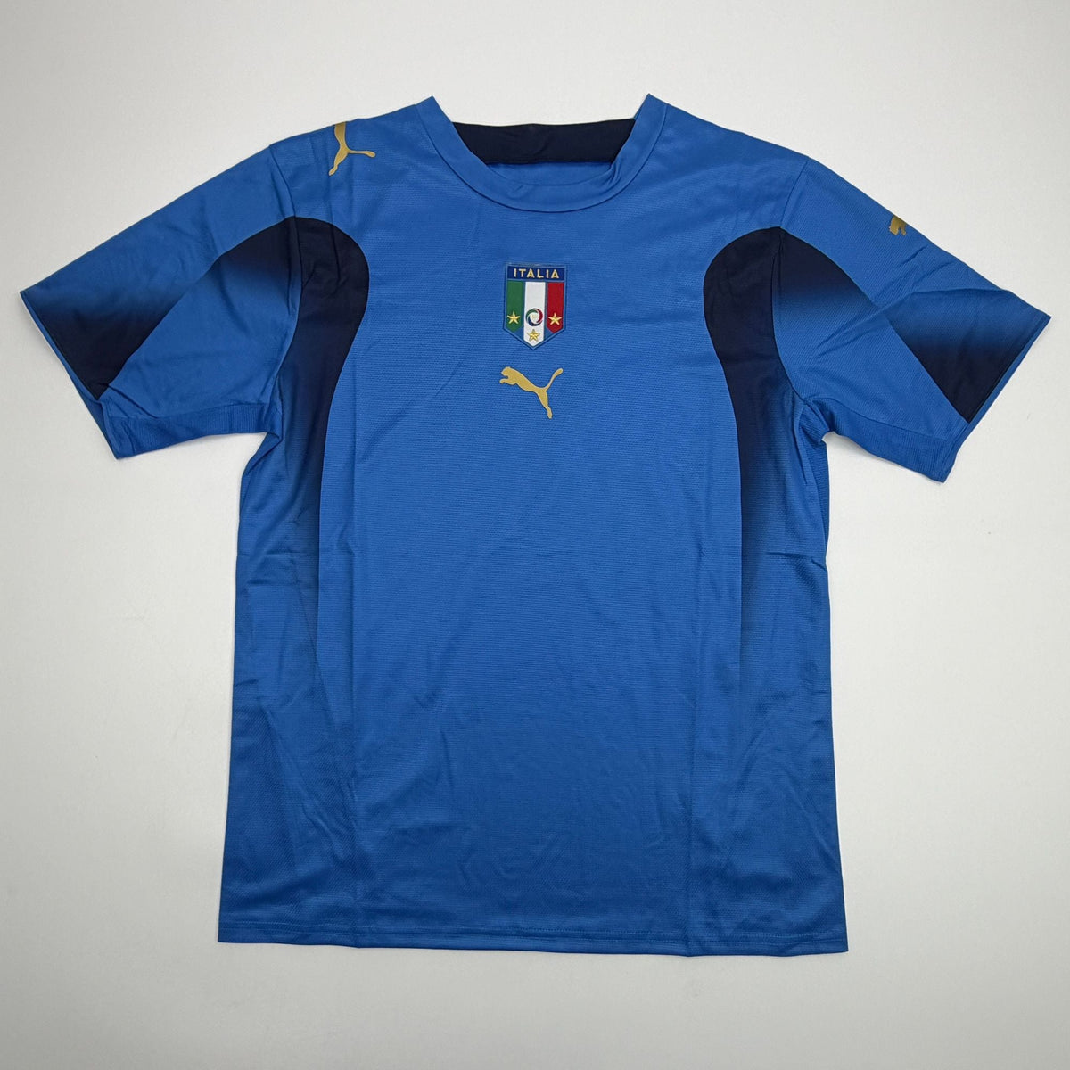 Autographed/Signed Alessandro Nesta Italy Blue Soccer Futbol Jersey Beckett BAS COA