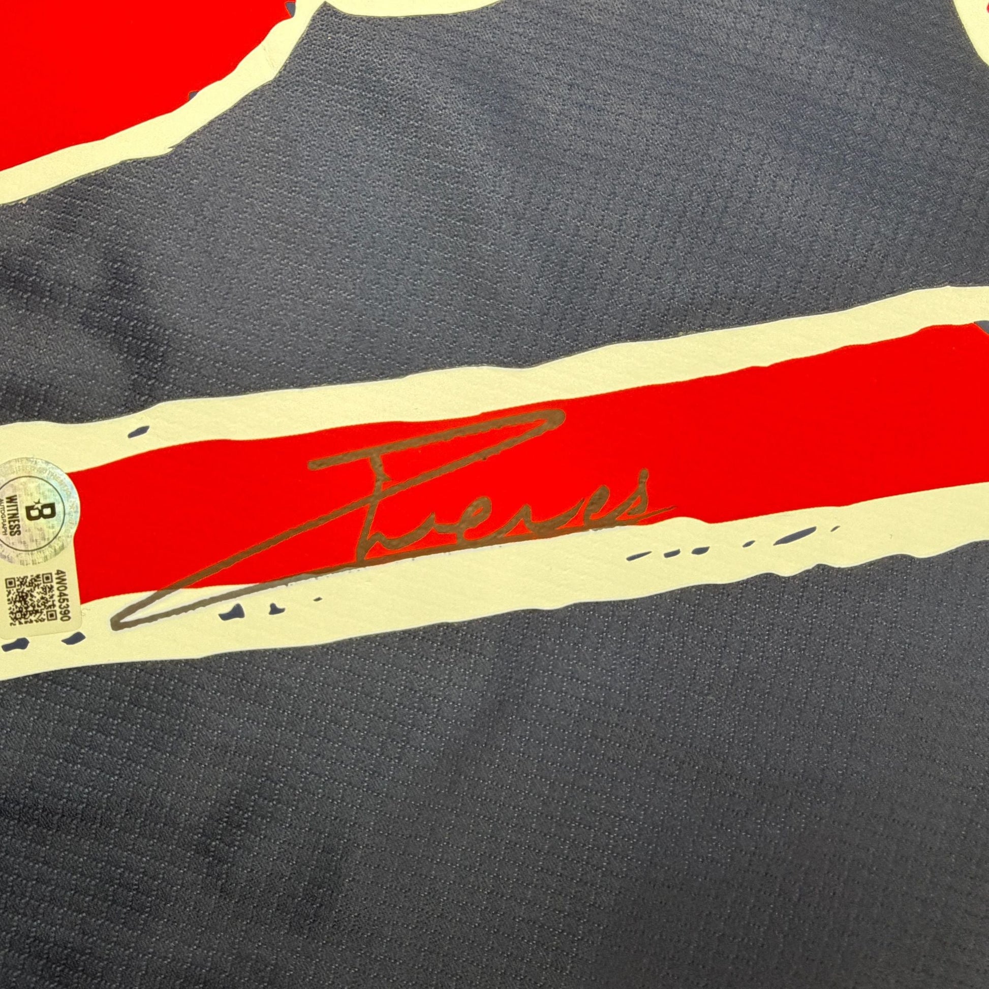 Autographed/Signed Joao Neves PSG Paris Saint Germain Blue Soccer Futbol Jersey Beckett BAS COA #2