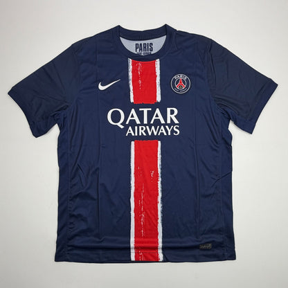 Autographed/Signed Joao Neves PSG Paris Saint Germain Blue Soccer Futbol Jersey Beckett BAS COA #2
