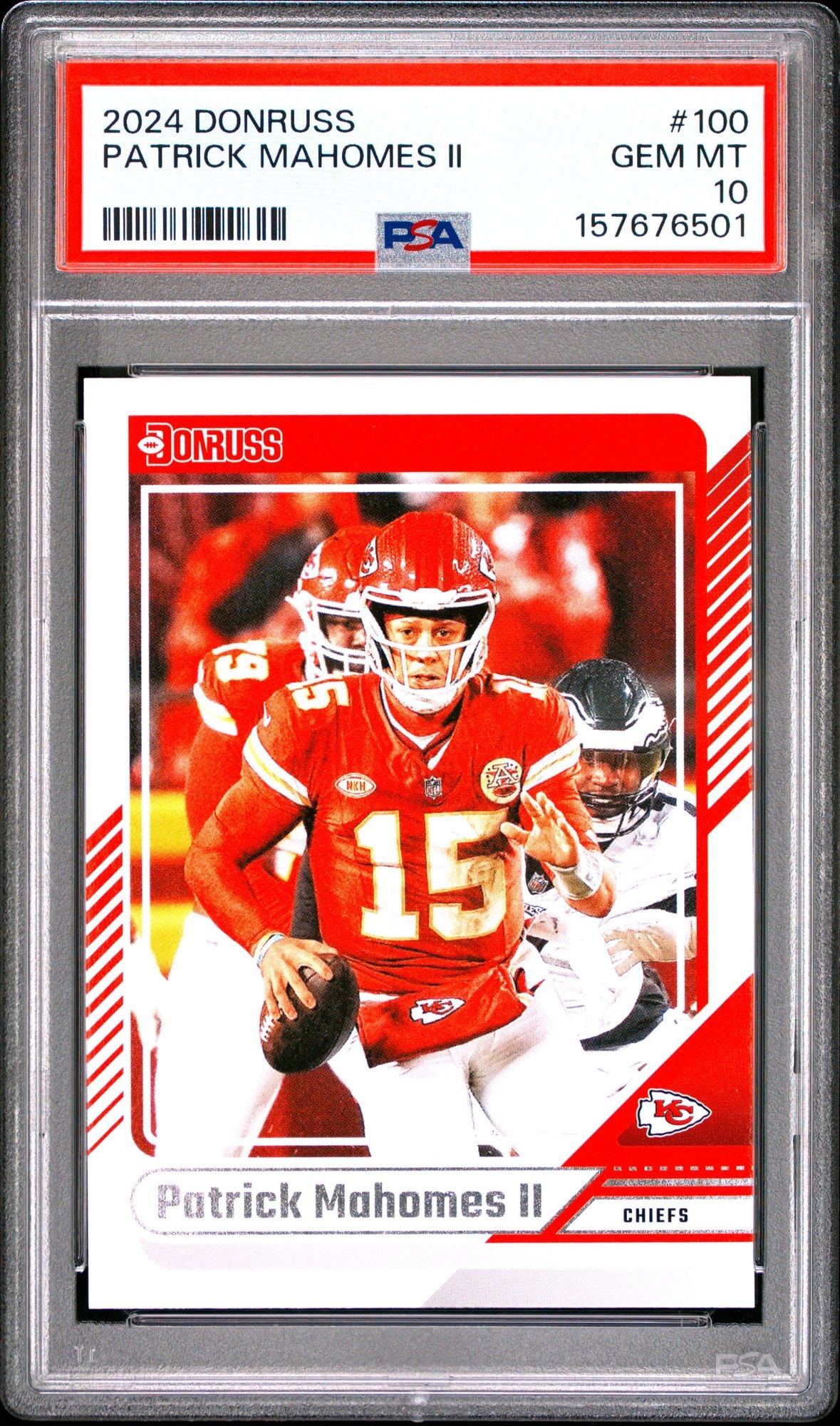Graded 2019 Panini Chronicles Patrick Mahomes II #S18 Studio Football Card PSA 10 Gem Mint