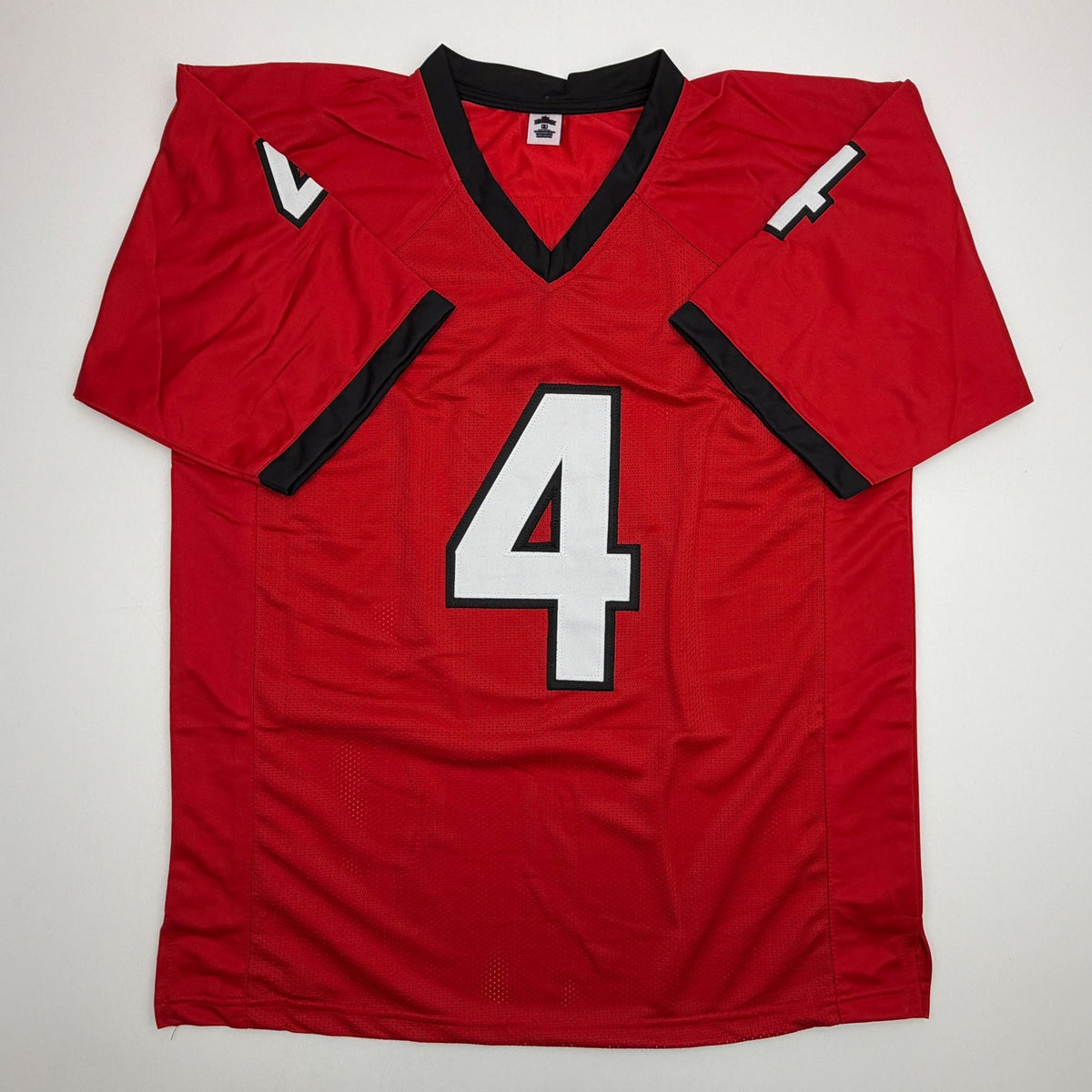 Autographed/Signed James Cook Georgia Red College Football Jersey Beckett BAS COA