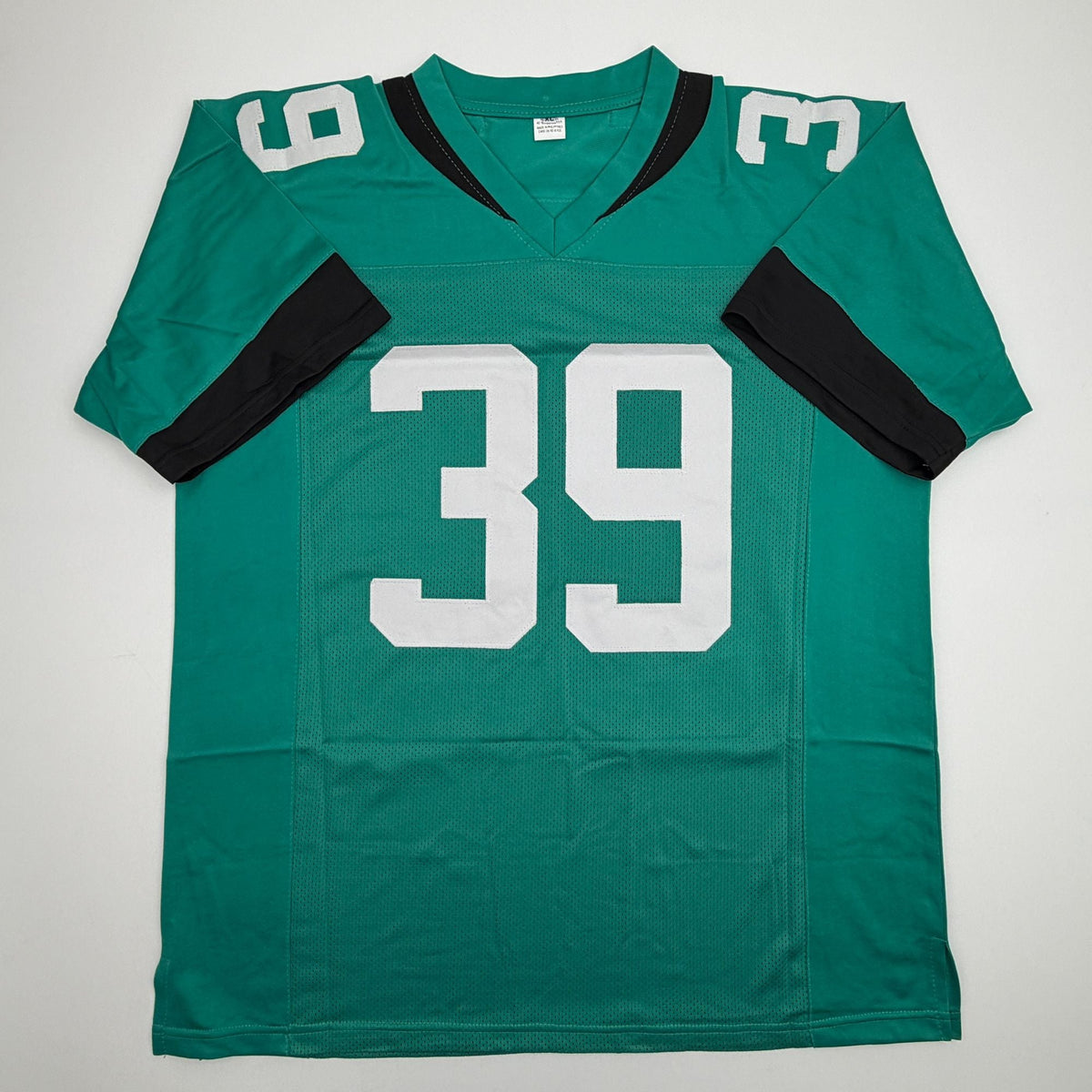 Autographed/Signed Cam Little Jacksonville Teal Football Jersey JSA COA