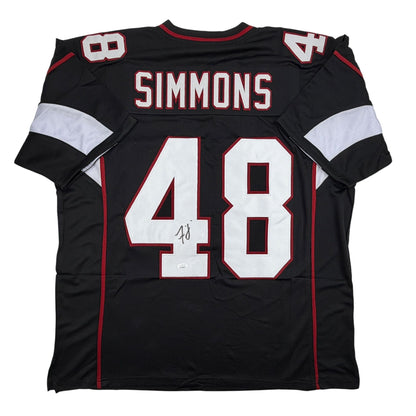 Autographed/Signed Isaiah Simmons Arizona Black Football Jersey JSA COA