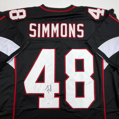 Autographed/Signed Isaiah Simmons Arizona Black Football Jersey JSA COA