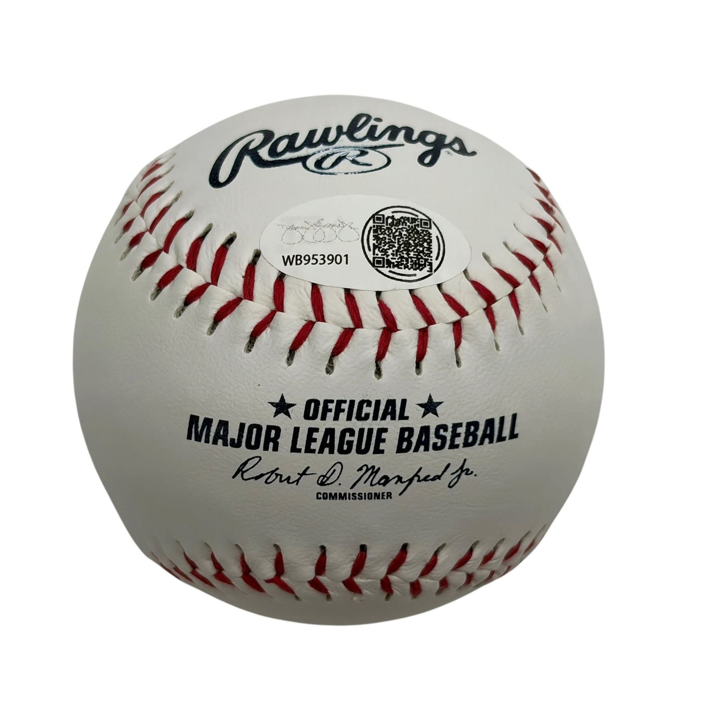 Autographed/Signed Bill Madlock Logo Rawlings Official Major League ROML Baseball JSA COA