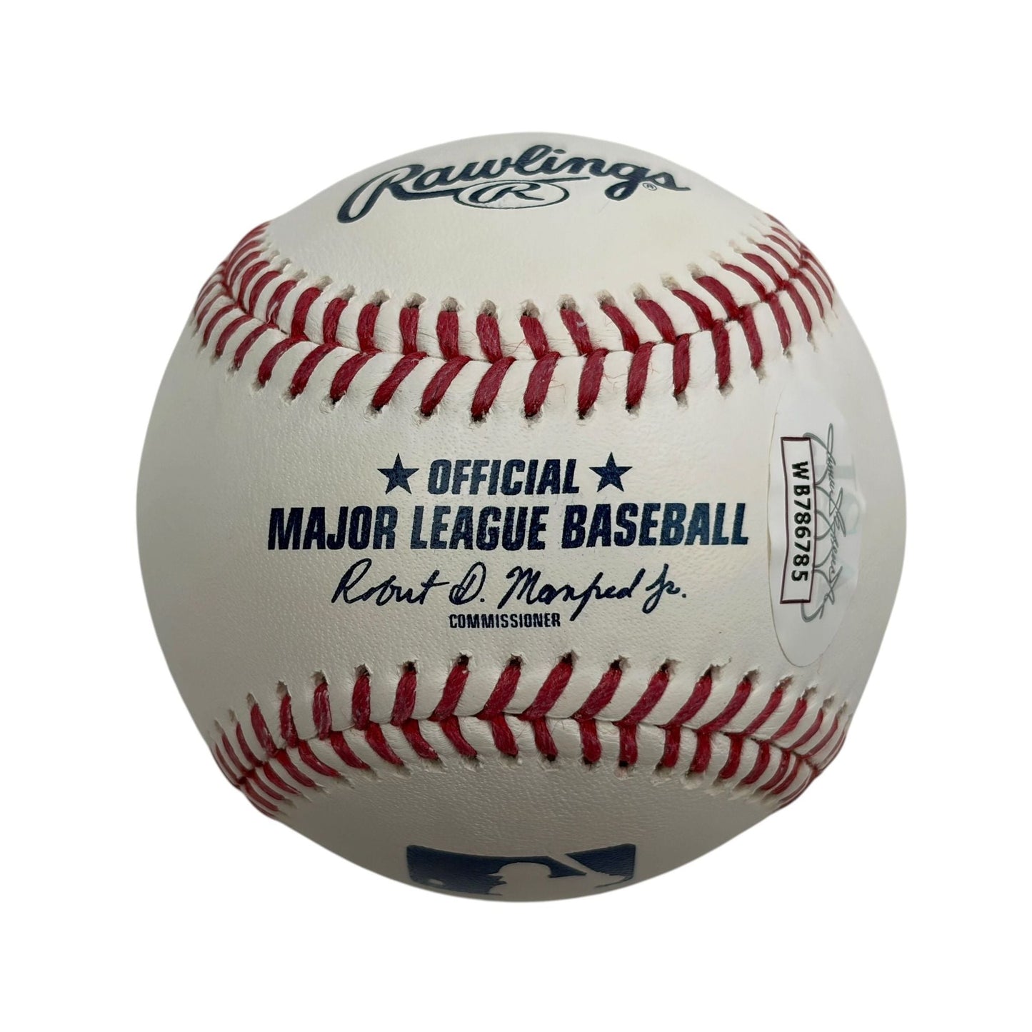 Autographed/Signed Tom Glavine HOF 14 Rawlings Official Major League ROML Baseball JSA COA