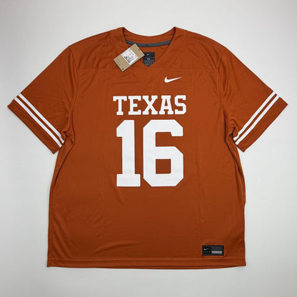 Autographed/Signed Arch Manning Texas Longhorns Orange Authentic College Football Jersey Panini COA