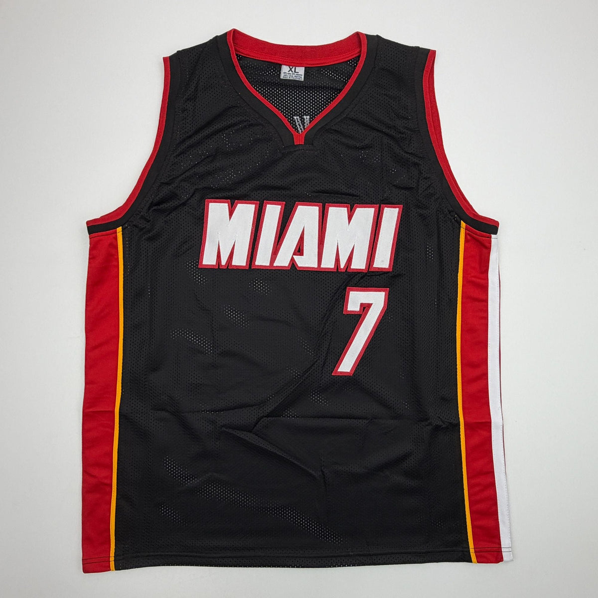 Autographed/Signed Giannis Antetokounmpo #7 Miami Heat Black Basketball Jersey JSA COA