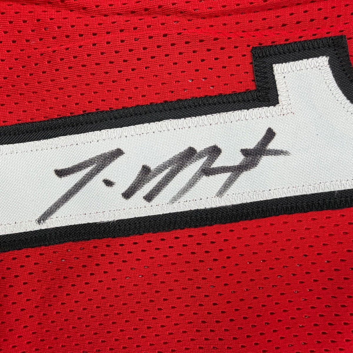 Autographed/Signed Ja Morant Portland Red Basketball Jersey JSA COA