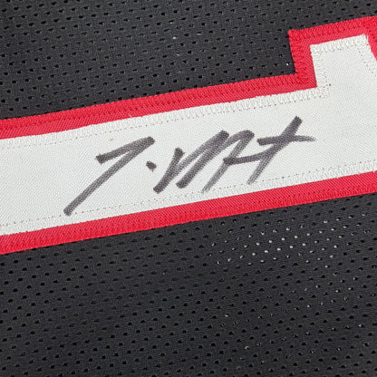 Autographed/Signed Ja Morant Portland Black Basketball Jersey JSA COA