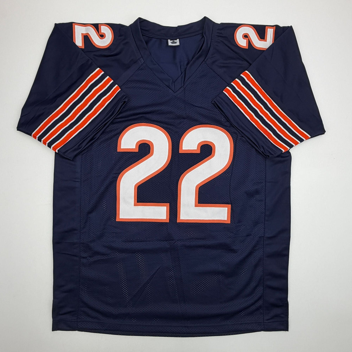 Autographed/Signed Matt Forte Chicago Blue Football Jersey Beckett BAS COA