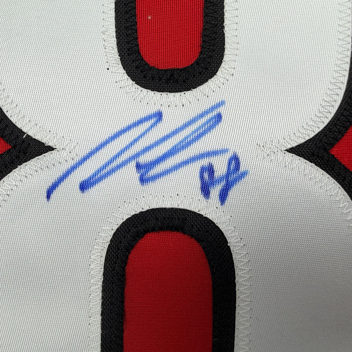 Autographed/Signed Martin Necas Carolina Red Hockey Jersey Beckett BAS COA