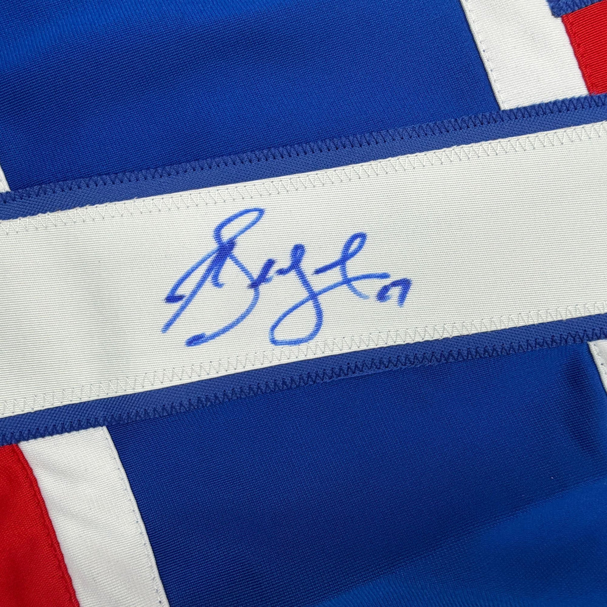 Autographed/Signed Alexei Alex Kovalev Montreal Red Hockey Jersey Beckett BAS COA