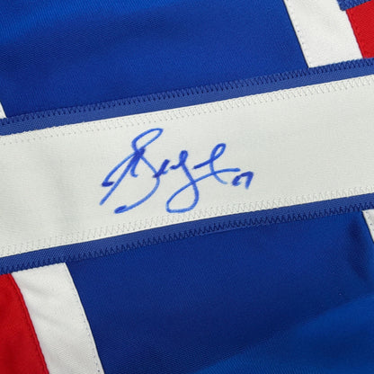 Autographed/Signed Alexei Alex Kovalev Montreal Red Hockey Jersey Beckett BAS COA